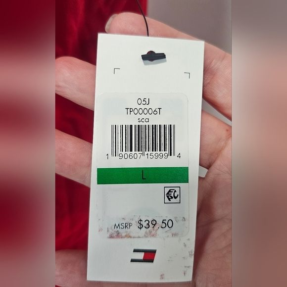 Tommy Hilfiger Sport Women's Red Scoop Neck Sleeveless Active Tank Top Size L - Picture 8 of 12